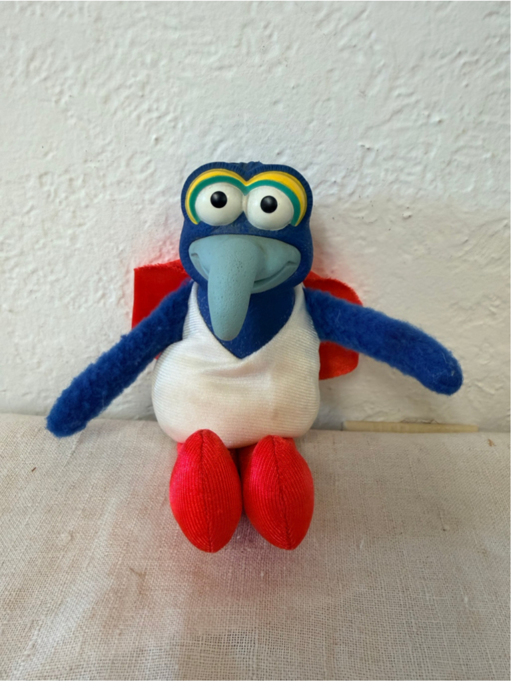 Vintage Fisher Price #868 Gonzo Bean Bag Doll Jim Henson Muppets 1982 Rare